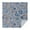 Blue Paisley and, variant on Blue Geometric Zigzag Checker Pattern Square Tablecloth,Waterproof Square Table Cover,Wipeable Spillproof Washable Table Cover for Home Kitchen Party Decor 42"X42"(107x107cm)
