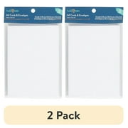 (2 pack) Hello Hobby A6 Blank All Occasion Greeting Cards, with Envelopes 4.25" x 6.25" (12 Count)