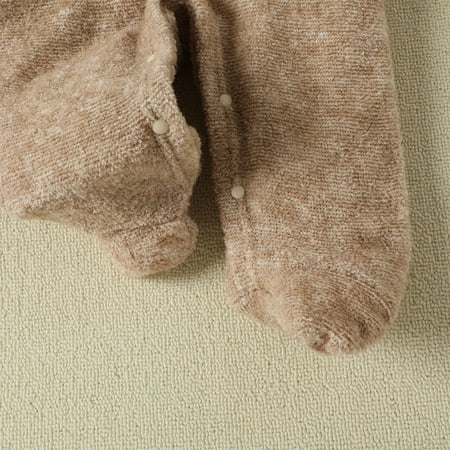 

Aayomet Jumpsuit For Baby Boy Baby Sweater Boy Girl Winter Clothes Knit Oversize Romper Warm Crewneck Long Sleeve Top Onesie for Toddlers Khaki 9-12 Months