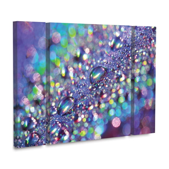 Beata Czyzowska Young 'Colours Of The Rainbow' Multi Panel Art Set Small 3 Piece