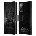 thumbnail image 1 of Head Case Designs Officially Licensed HBO Game of Thrones Key Art Iron Throne Leather Book Wallet Case Cover Compatible with Samsung Galaxy S20 FE / 5G, 1 of 6