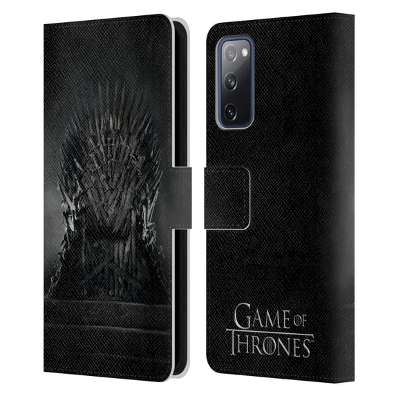 Head Case Designs Officially Licensed HBO Game of Thrones Key Art Iron Throne Leather Book Wallet Case Cover Compatible with Samsung Galaxy S20 FE / 5G