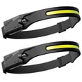 thumbnail image 1 of Linterna Frontal Recargabl FlexLight 2Pzas 100m 1 Led de Pantalla 230 Grados de Apertura 350ml Recargable-C Batería Liti VentDepot MXFXI-002, 1 of 2