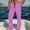 A02_Purple, variant on Plaid Printed Pajamas Pants for Mens Elastic High Waist Pant Baggy Stretchy Wide Leg Loungewear Sleepwear Comfort Casual Ultra Soft Textured Nightdress with Pockets