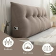 thumbnail image 6 of Lovote Triangle Headboard Pillow Full Filling Backrest Positioning Support Wedge Pillow, 6 of 7