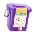 thumbnail image 1 of jinwen Kitchen Compost Bucket Composting Recycle Bucket Tight Buckle Stronger Load Bearing Garbage Can Waste Bin for Home Countertop Without Fork, 1 of 9