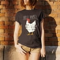 thumbnail image 2 of UGP Campus Apparel Guess What? Chicken Butt! Basic Cotton T-Shirt - X-Large - Dark Chocolate, 2 of 6