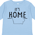 thumbnail image 4 of Inktastic It's Home- State of Iowa  Outline Distressed Text Boys or Girls Long Sleeve Toddler T-Shirt, 4 of 5