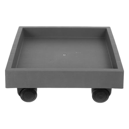HEANUJJ Plastic Plant Saucer with Wheels for Potted Plants Indoor Outdoor