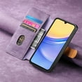 thumbnail image 6 of for Motorola Moto G 5G 2024 / G Play 5G 2024 PU Leather + TPU Wallet Case, Card Slots Wristband Kickstand RFID Blocking Anti Peeping Magnetic Clasp Full Body Protection Cover, Purple, 6 of 7