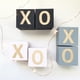 thumbnail image 1 of Gwong Decoración hogareña Preciosa letra XO Impreso Pino Hecho Cubo Interior Niños Decoración Top Top Gwong 94909, 1 of 7