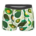 thumbnail image 4 of Goofa Green Avocado Printed Men's Boxer Briefs Underwear, Moisture-Wicking Underwear, Trunk,Soft and Breathable Cotton Underwear-Large, 4 of 9
