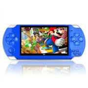 PSP High Definition Handheld Game Machine X6 8GB - 4.3 Inch Screen - Built-in 10,000+ Free Games - Blue