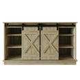 thumbnail image 2 of Castle Place Vintage 54" TV Stand Console for TVs up to 65", Sanremo Light Oak, 2 of 8