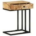 thumbnail image 6 of vidaXL U-Shaped Side Table 17.7"x11.8"x24" Solid Mango Wood, 6 of 10