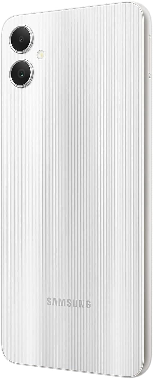 SAMSUNG Galaxy A05 (SM-A055F/DS), 64GB 4GB RAM, Dual SIM, Factory Unlocked GSM, International Version - (Silver)