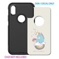 thumbnail image 2 of DistinctInk Custom SKIN / DECAL compatible with OtterBox Commuter for iPhone XR (6.1" Screen) - Unicorn Rainbow - Magic Is All Around Us, 2 of 5
