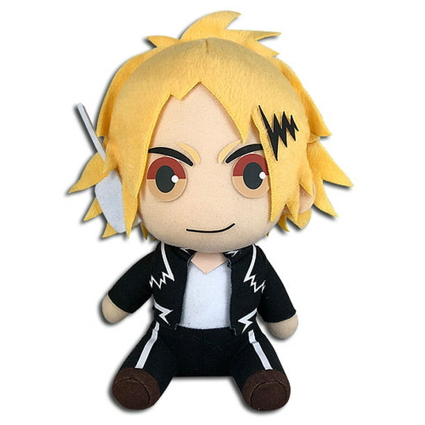 Great Eastern Anime My Hero Academia Denki Kaminari Sitting Down Plush 7 Inches Walmart Com