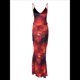 thumbnail image 4 of Conjunto de Falda Larga con Estampado Floral y Top Halter Trajes para Salir para Mujer Color M, 4 of 9