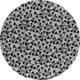 thumbnail image 1 of Ahgly Company Indoor Round Oriental Gray Industrial Area Rugs, 3' Round, 1 of 4