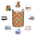 thumbnail image 3 of Lsque Hand Drawn Strawberry pattern Laundry Hamper Basket, Tall Woven Rope Hamper Basket for Clothes, Lightweight Storage Basket, Collapsible Waterproof-Small, 3 of 8