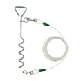thumbnail image 3 of Petest 16 Inch Spiral Stake with 15ft Reflective Tie-out Cable for Medium Dogs Up To 60 Pounds, 3 of 7