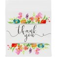 thumbnail image 3 of Floral Thank You Bags for Party Favors, Cookies, Candy (5.5 x 5.5 in, 250 Pack), 3 of 4