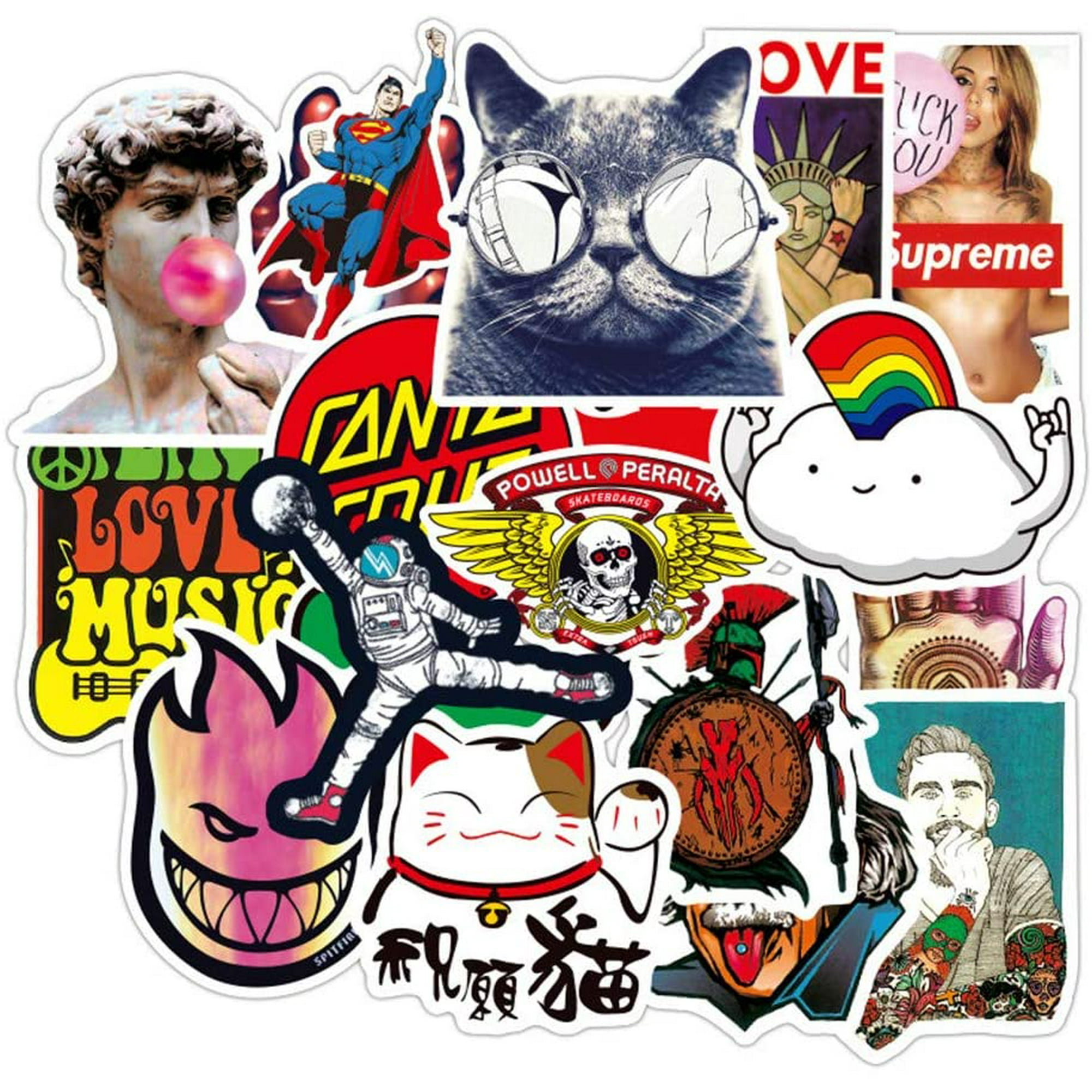 Sexy Lady Cool Sticker Car Stickers Motorcycle Bicycle Skateboard Luggage Decal Graffiti Patches Skateboard Stickers For Laptop Uv Resistant Waterproof Vinyl Stickers 100pcs Walmart Canada