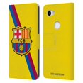 thumbnail image 1 of Head Case Designs Officially Licensed FC Barcelona 2019/20 Crest Kit Away Leather Book Wallet Case Cover Compatible with Google Pixel 3a, 1 of 6