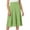 Army Green, variant on RUTAYY Women Comfy Basic Solid Color Stretch A-Line Flared Knee Length Skirt Casual Travel Skirts