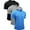 98# 3Pack:Black+Gray+Blue, variant on NELEUS Mens UPF 50+ Shirt SPF Sun Protection Quick Dry Short Sleeve Shirt 3 Pack,Navy Blue+Blue+Olive Green,US Size L