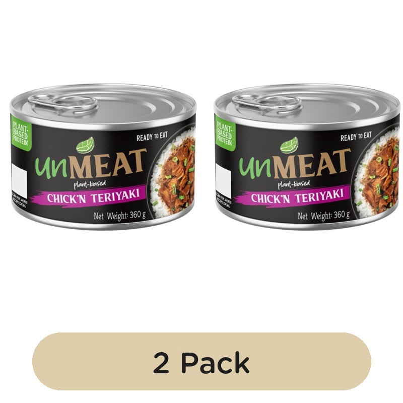 unMeat Plant-based Chicken Teriyaki 360g, British Import (Pack of 2)