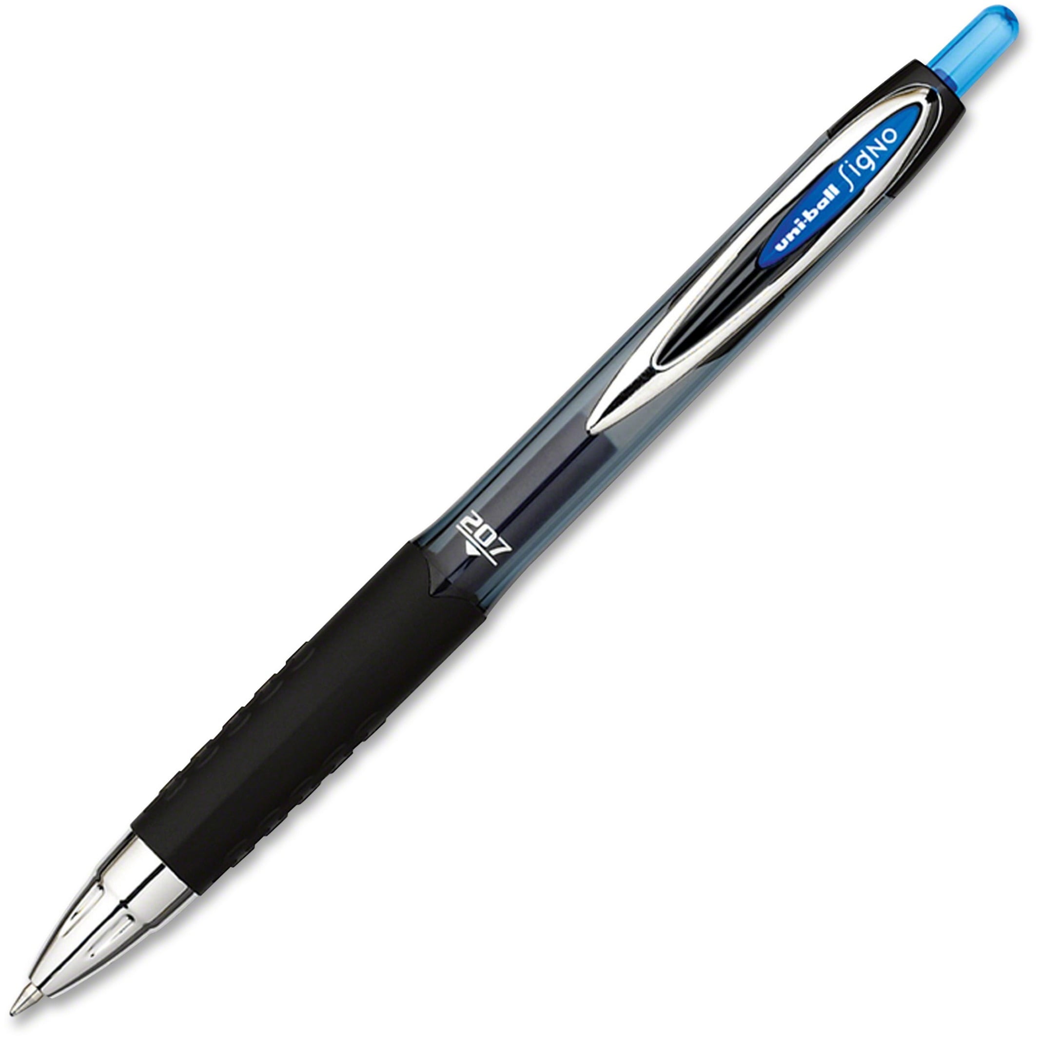 uni-ball 207 Vibrant GEL 12 Pens Medium 0.7mm 9 Black 3 Blue for sale online 