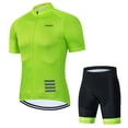 thumbnail image 1 of Chaquetón Lixada Hombres Ciclismo Jersey Conjunto Transpirable Manga Corta Bicicleta Camisa con Pant Lixada Chaquetón, 1 of 7