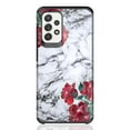 thumbnail image 5 of Samsung Galaxy A02S Case, Rosebono Slim Hybrid Shockproof Hard Cover Graphic Fashion Colorful Skin Cover Armor Case for Samsung Galaxy A02S (Rose Marble), 5 of 5