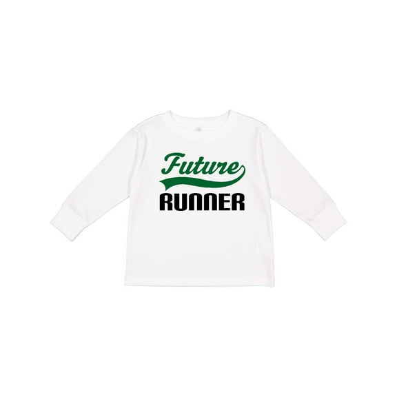 Inktastic Future Runner Boys Long Sleeve Toddler T-Shirt