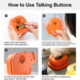 thumbnail image 4 of Talking Pet Starter Set - 3 Piece Set Recordable Buttons for Dogs  Talking Dog Buttons  Teach Your Dog to Talk  Talking Pet  Dog Training Games  Dog Buttons for Communication, 4 of 5