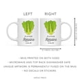 thumbnail image 5 of Koyal Wholesale Funny Food Pun 11oz. Ceramic Coffee Tea Mug, Romaine Lettuce, 5 of 5