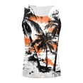 thumbnail image 4 of Caqnni Men Workout Tank Top Gym Bodybuilding Sleeveless Muscle Tee Shirt for Running Athletic Gym Sports Training, Moisture Wicking XXL,White, 4 of 5