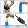 thumbnail image 5 of Fisca Electric 13 Inche Silver Volcano Lavas Lamps Lights with Green Wax in Blue Liquid, Metal Base and Cap, 5 of 7