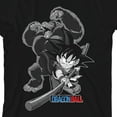 thumbnail image 2 of Dragon Ball Goku Giant Ape Transformation Crew Neck Short Sleeve Boy's Black T-shirt-XXL, 2 of 4
