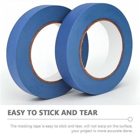 CCOCC Painters Tape,1 Inch Wide 0.39 Inch,5 Rolls,Blue Adhesive Paint Tape Protects Surfaces and Removes Easily,Masking Tape for Indoor and Outdoor Use