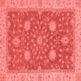 thumbnail image 1 of Ahgly Company Machine Washable Indoor Square Oriental Red Traditional Area Rugs, 3' Square, 1 of 4