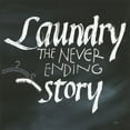 thumbnail image 4 of Gango Home Decor Inspirational Typography Laundry Room Wall Art; Two Black & White 12x12in Art Prints in Distressed White Frames, 4 of 6