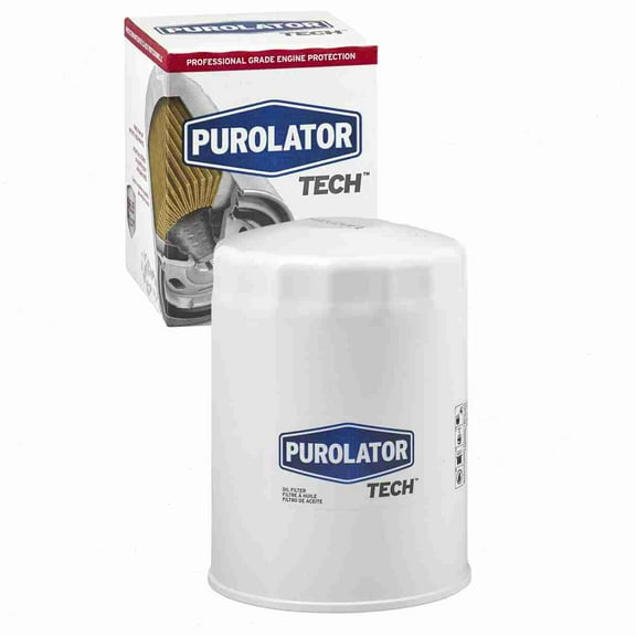 Purolator TECH Engine Oil Filter compatible with Ford F-150 4.9L 5.0L 5.8L 5.9L 6.4L 6.6L 7.5L L6 V8 1975-1996