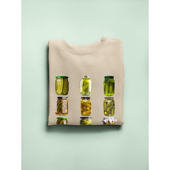 Pickle Jars Sweatshirt Men's -SmartPrintsInk Designs