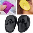 thumbnail image 2 of Reusable Silicone Hair Dye Ear Covers, 2-Pack Flexible Ear Protectors for Coloring Perming Conditioning, Waterproof Non-Stain Salon Home Hair Care Tools for , A Pair of Silicone Hair Dye Earmuffs, 2 of 9