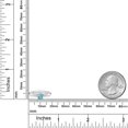 thumbnail image 4 of Gem Stone King 10K White Gold Blue Zircon Solitaire Engagement Ring for Women (0.85 Cttw, Round 5MM, Available in Size 5, 6, 7, 8, 9), 4 of 4