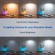 thumbnail image 3 of Lámpara de escritorio LED con luz nocturna Lámpara de mesita de noche para niños Lámpara de mesa con portalápices Regulable en 3 niveles de brillo y 3 modos, recargable, control táctil Xemadio WLJ-2336, 3 of 5