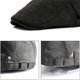 thumbnail image 5 of Nvzi Gorro de algodón ajustable para conducir, estilo taxista, estilo Gatsby, para hombre, para invierno, 5 of 5
